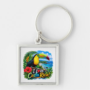 Porte-clés Je suis amoureux du Toucan à gorge jaune du Costa