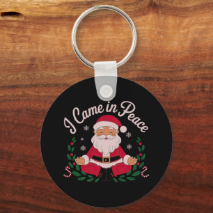 Porte-clés Je suis arrivé en paix Père Noël Vibes d'hiver cos