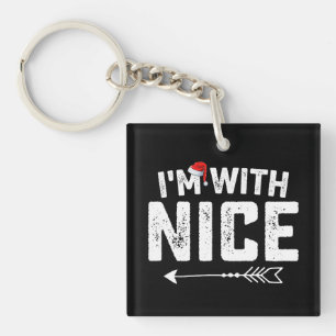 Porte-clés Je suis avec de beaux couples de Noël assortis en 