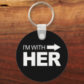 Porte-clés Je suis avec elle (à droite) -.png (Recto)