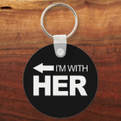 Porte-clés Je suis avec elle (à gauche) -.png (Recto)