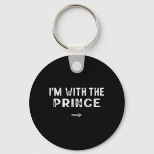 Porte-clés Je suis avec le prince déguisé pour un Halloween p