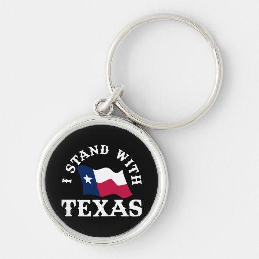 Porte-clés Je suis avec le Texas (Devant)