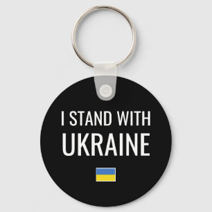 Porte-clés Je Suis Avec L'Ukraine   Ukraine drapeau national