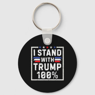 Porte-clés Je Suis Avec Trump 100% 1