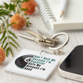 Porte-clés Je Suis Beau Je Suis Bon 8 Balle (Devant Droit)