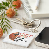 Porte-clés Je Suis Beau Je Suis Bon Basket (Devant Droit)