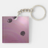 Porte-clés Je Suis Beau Je Suis Bon Bowling Rose (Dos)