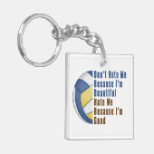 Porte-clés Je Suis Beau Je Suis Bon Volley (Devant gauche)