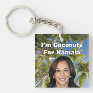 Porte-clés Je suis des noix de coco pour Kamala