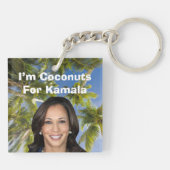 Porte-clés Je suis des noix de coco pour Kamala (Dos)