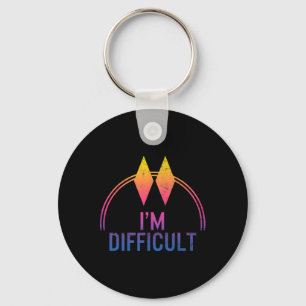 Porte-clés Je suis difficile Double Diamants Noirs piste de s