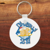 Porte-clés Je suis enfin 21 (Recto)