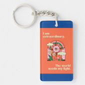 Porte-clés Je suis extraordinaire (Devant)