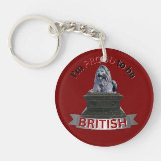 Porte-clés Je suis fier d’être BRITANNIQUE