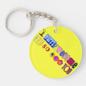 Porte-clés Je suis génial (Devant)