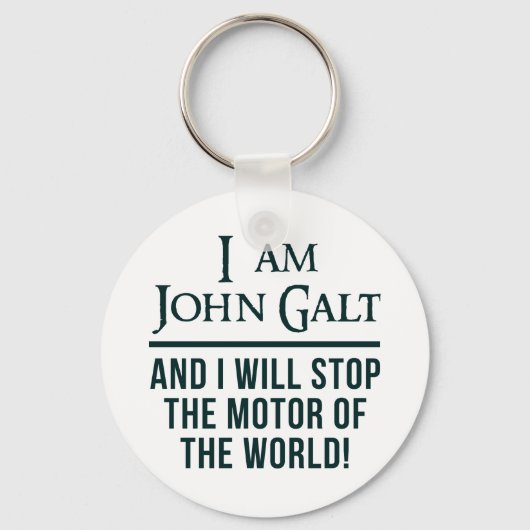 Porte-clés Je Suis John Galt (Recto)