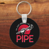 Porte-clés Je Suis Juste Ici Pour Poser Le Plumber Pipe Pride (Recto)