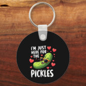 Porte-clés Je suis juste là pour les chicots (Recto)