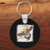 Porte-clés Je Suis Juste Une Fille Qui Aime Les Vaches Bleach (Recto)