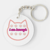 Porte-clés Je suis kassez t-shert cat (Dos)