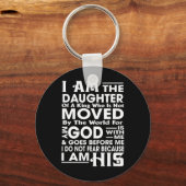 Porte-clés Je suis la fille d'un roi (Recto)