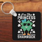 Porte-clés Je suis la princesse Shamrock de la Saint-Patrick (Recto)