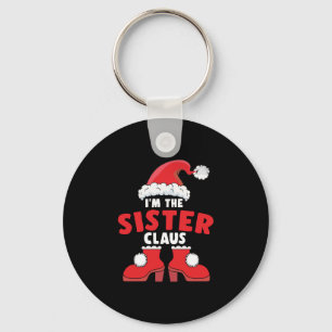 Porte-clés Je suis la soeur Claus Noël famille de jumelage