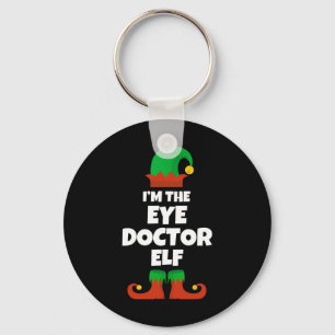 Porte-clés Je suis Le Docteur Oeil Famille Elf Pajama Fun Noë