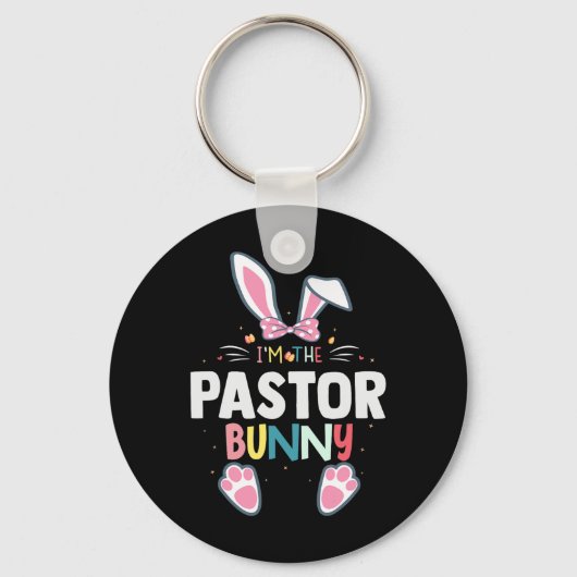 Porte-clés Je suis le lapin de Pâques du pasteur Bunny Easter (Recto)