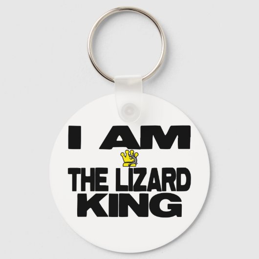 Porte-clés Je Suis Le Lizard King (Recto)