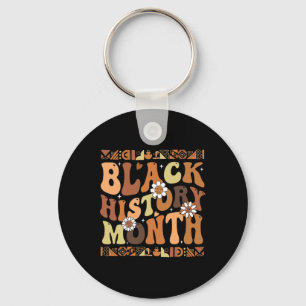 Porte-clés Je suis le Mois de l'histoire des Noirs Fierté afr
