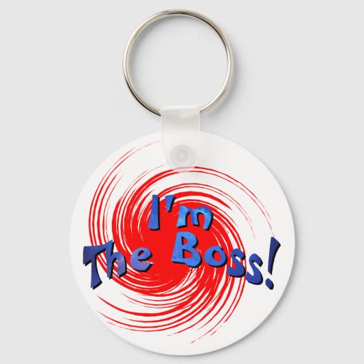 Porte-clés Je suis le patron (Recto)