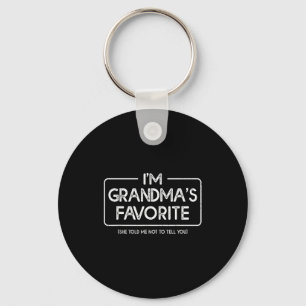 Porte-clés Je suis le petit-fils préféré de grand-mère petite