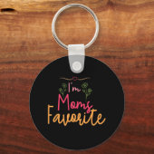 Porte-clés Je suis le préféré de maman (Recto)