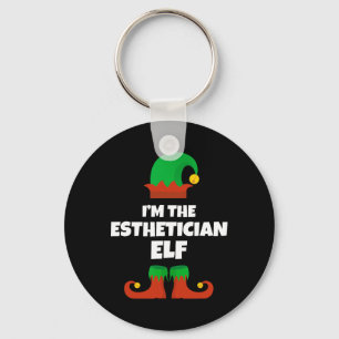 Porte-clés Je suis le pyjama de Noël de la famille d'esthétic