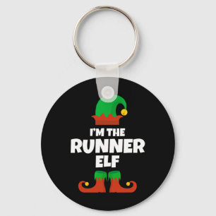 Porte-clés Je suis le Runner Elf Family Pyjama Noël Drôle R