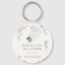 Porte-clés Je suis le Sel de la Terre