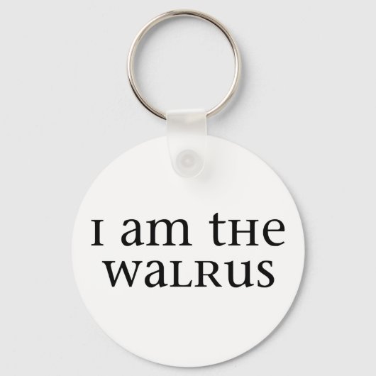 Porte-clés Je suis le Walrus (Recto)