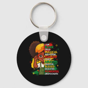 Porte-clés Je suis l'enfant noir Mois de l'histoire africaine