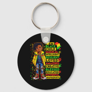 Porte-clés Je suis l'enfant noir Mois de l'histoire afro-amér