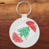 Porte-clés Je suis Libanais (Recto)