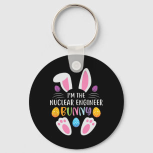 Porte-clés Je suis L'Ingénieur Nucléaire Bunny Funny Pâques R