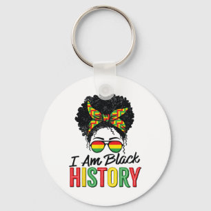 Porte-clés Je suis Mois de l'histoire des Noirs femmes africa