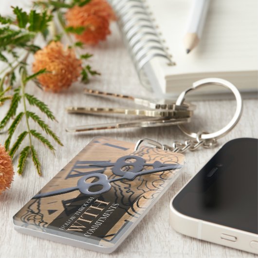 Porte-clés "Je suis" Motivation Affirmation (Devant droit)