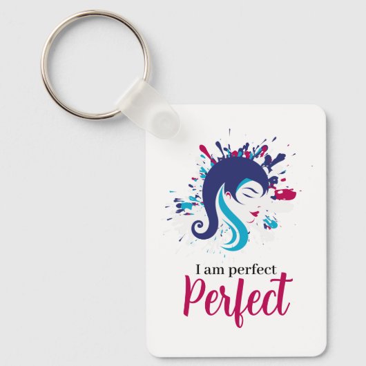 Porte-clés Je suis parfait (Recto)