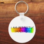Porte-clés Je suis parfaitement imparfait (Recto)
