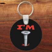 Porte-clés Je Suis Porte - clé Vis (Recto)