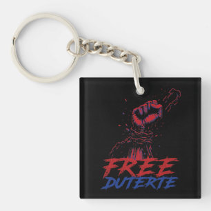 Porte-clés Je Suis Pour Duterte Free DU30 Free Duterte
