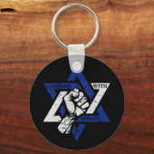 Porte-clés Je Suis Pour Israël (Verso)